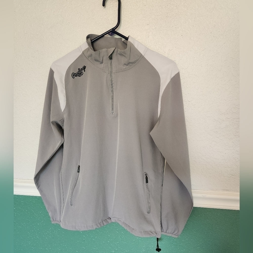 RAWLINGS Baseball Athletic Wind Breaker jacket Size Youth Medium